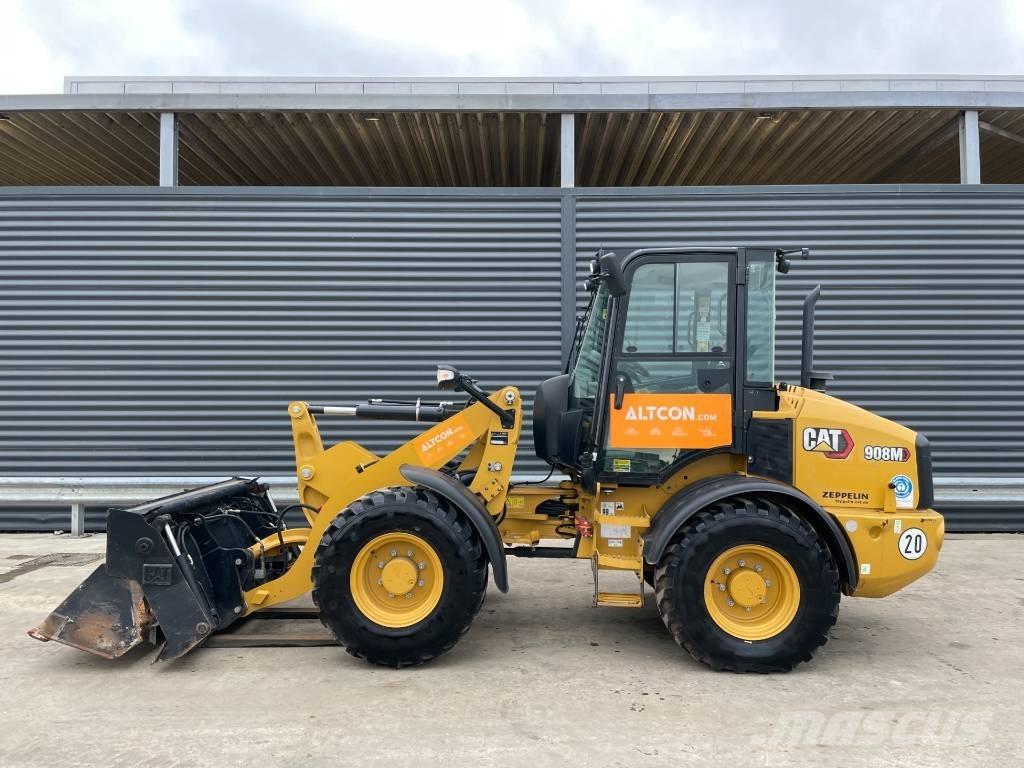 CAT 908M Naudoti ratiniai krautuvai