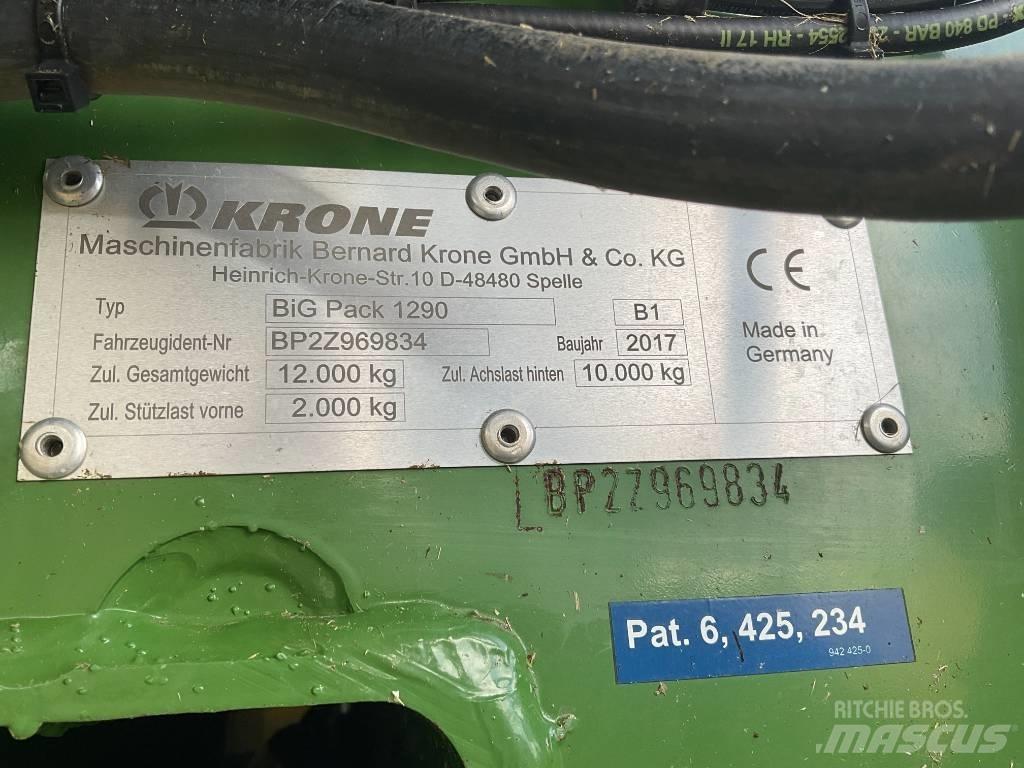 Krone BP1290 HS Stačiakampių ryšulių presai
