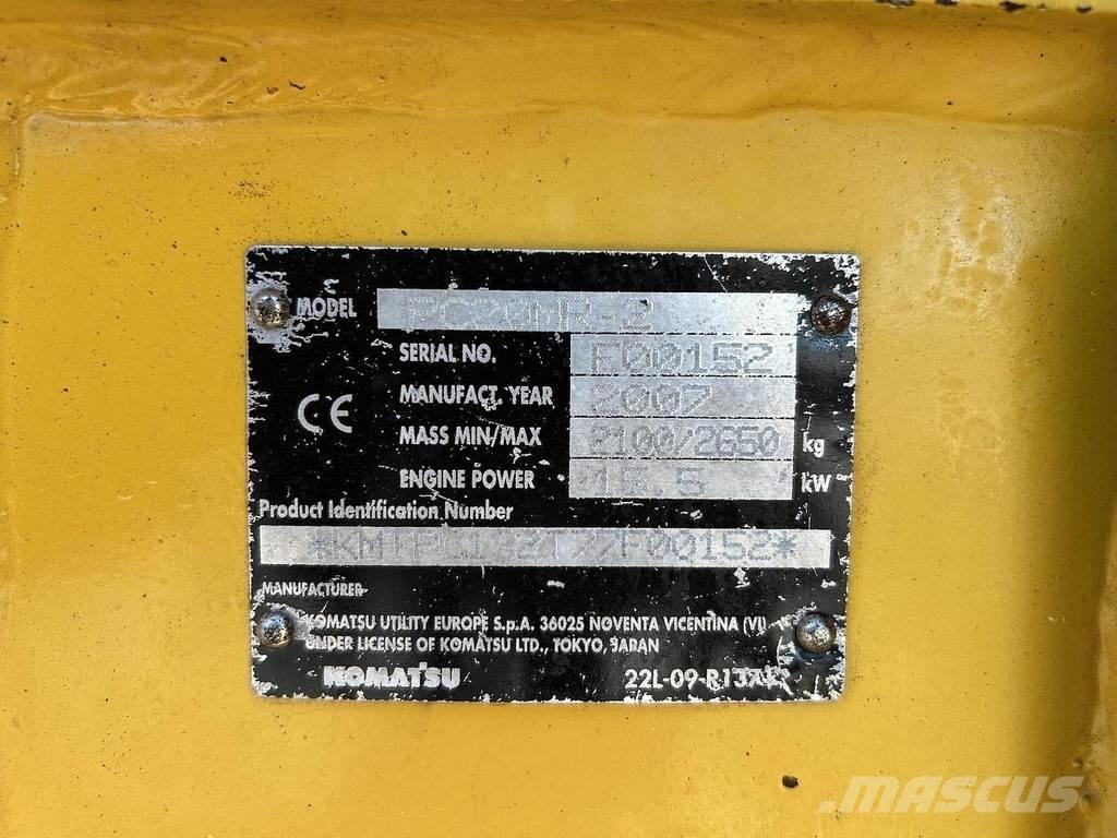 Komatsu PC20MR-2 Mini ekskavatoriai < 7 t