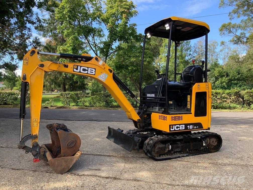 JCB 18 Z-1 Mini ekskavatoriai < 7 t