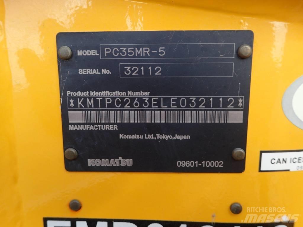 Komatsu PC35MR-5 Mini ekskavatoriai < 7 t