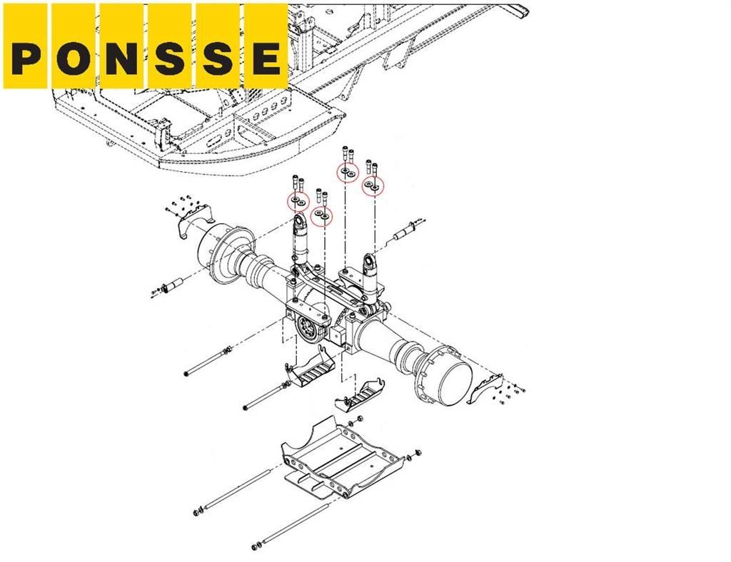 Ponsse 0062632 Važiuoklė ir suspensija