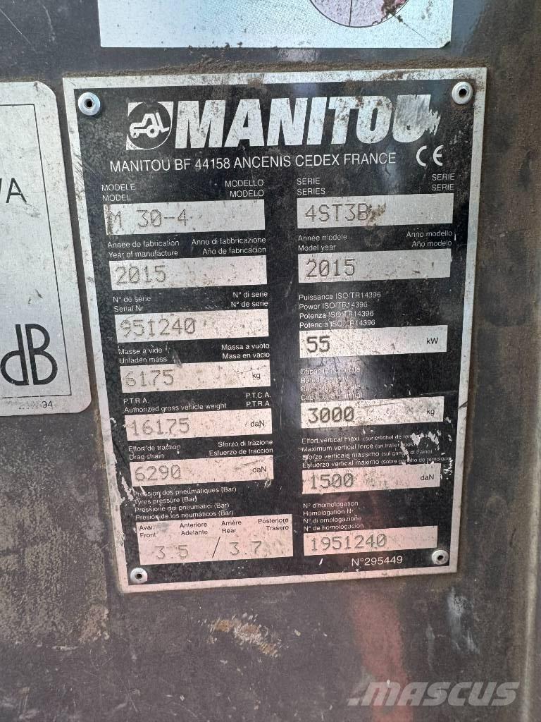 Manitou M 30.4 Dyzeliniai krautuvai