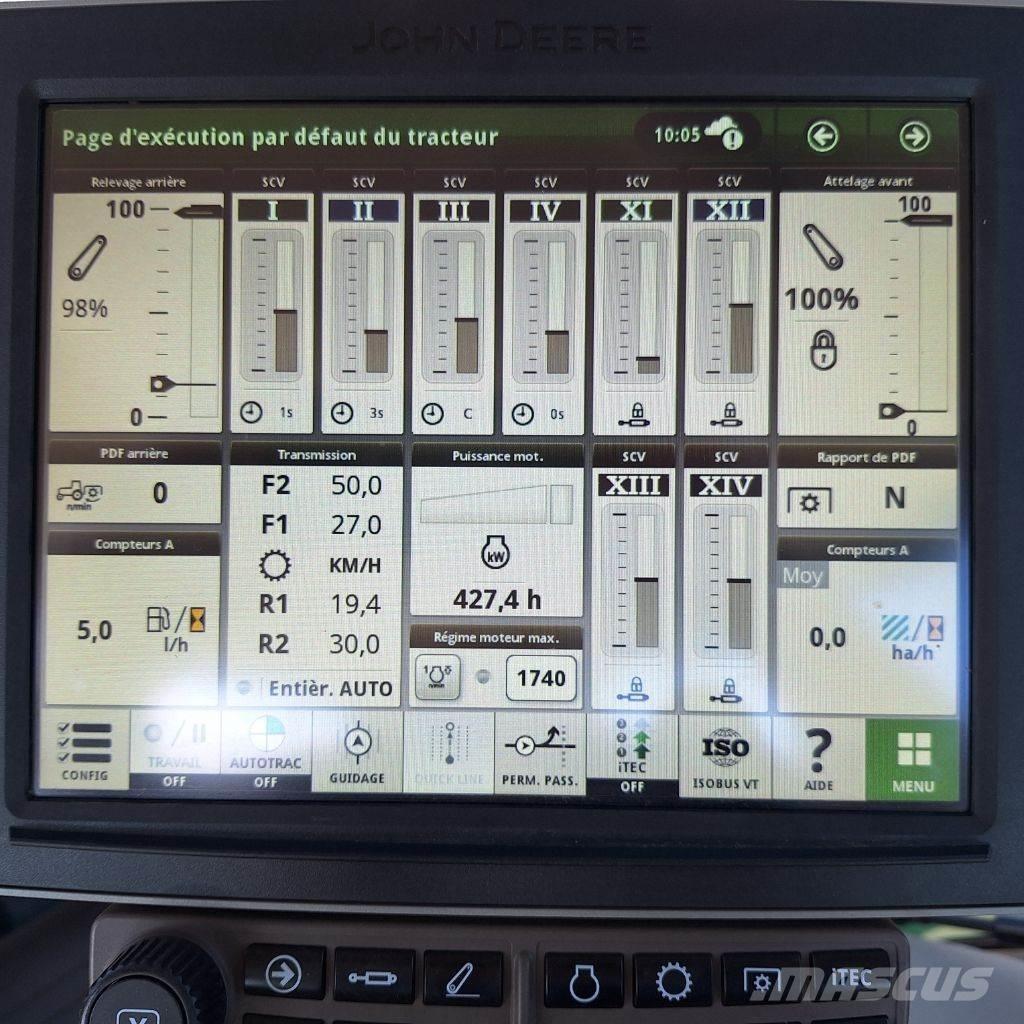 John Deere 6R155 Traktoriai