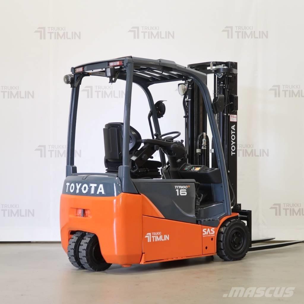 Toyota 8FBE16T Elektriniai šakiniai krautuvai