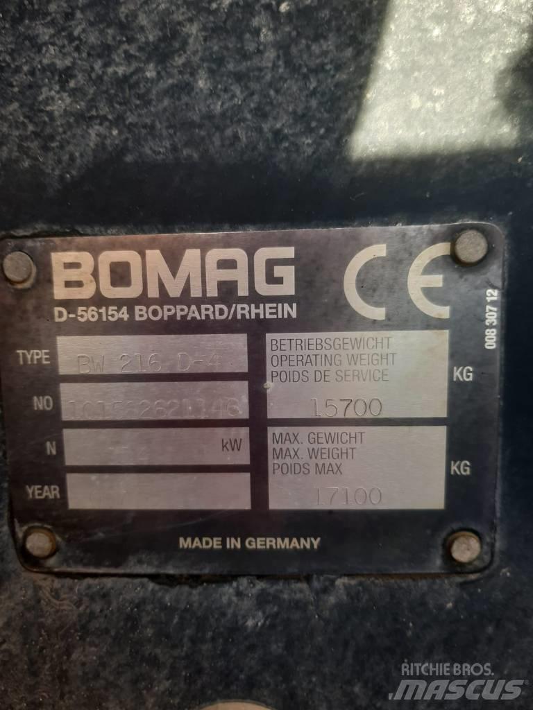 Bomag BW 216 D-4 Gruntiniai volai