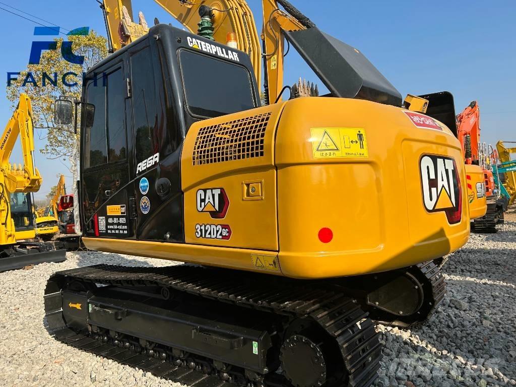CAT 312 D Vikšriniai ekskavatoriai