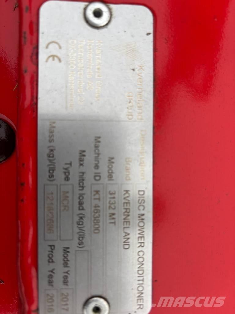 Kverneland 3132 MT Formuojančios žoliapjovės