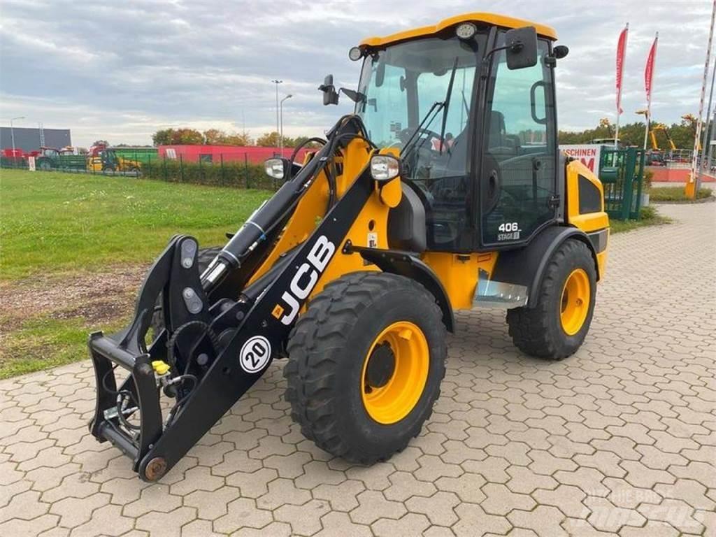 JCB 406 AGRI Naudoti ratiniai krautuvai