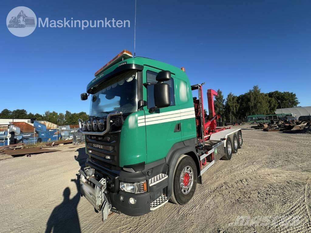 Scania R 580 LB Sunkvežimiai su keliamuoju kabliu