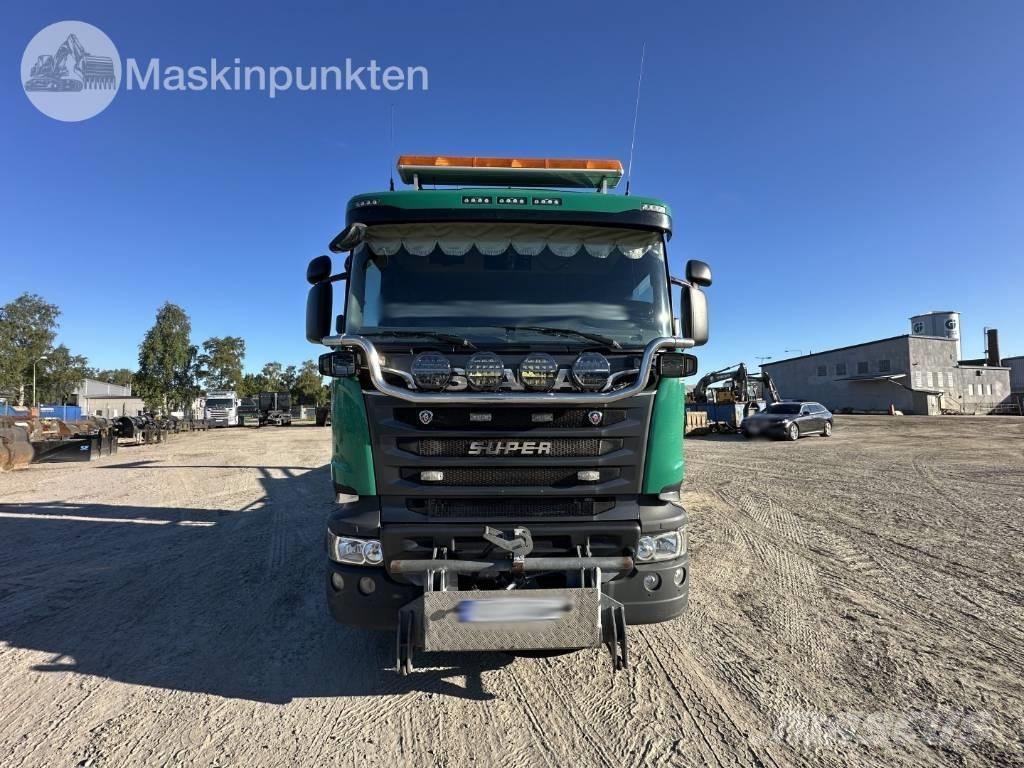 Scania R 580 LB Sunkvežimiai su keliamuoju kabliu