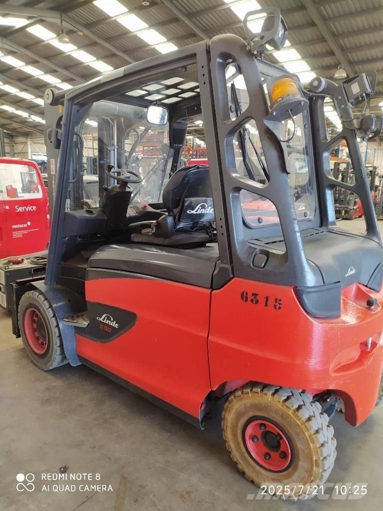 Linde E50/600 L Elektriniai šakiniai krautuvai
