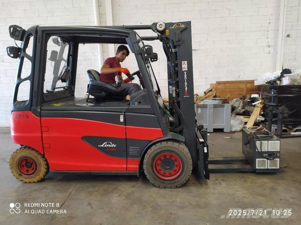 Linde E50/600 L Elektriniai šakiniai krautuvai