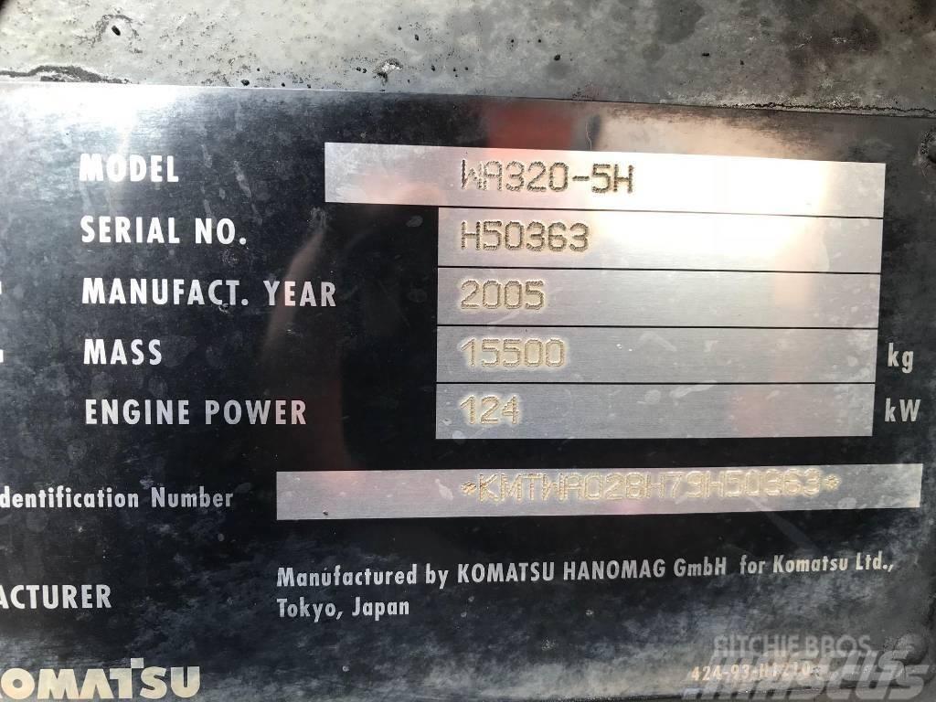 Komatsu WA320-5H Naudoti ratiniai krautuvai