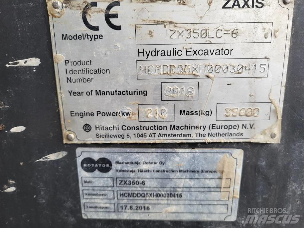 Hitachi ZX 350 LC-6 Vikšriniai ekskavatoriai
