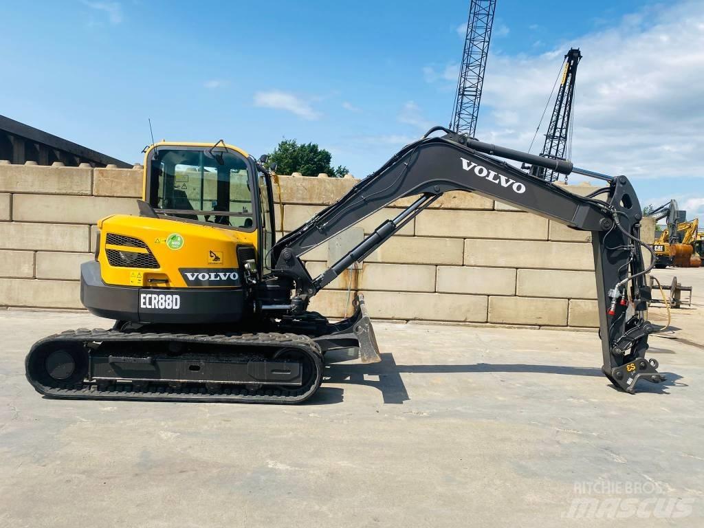Volvo ECR 88 D Vidutinės galios ekskavatoriai 7-12 t