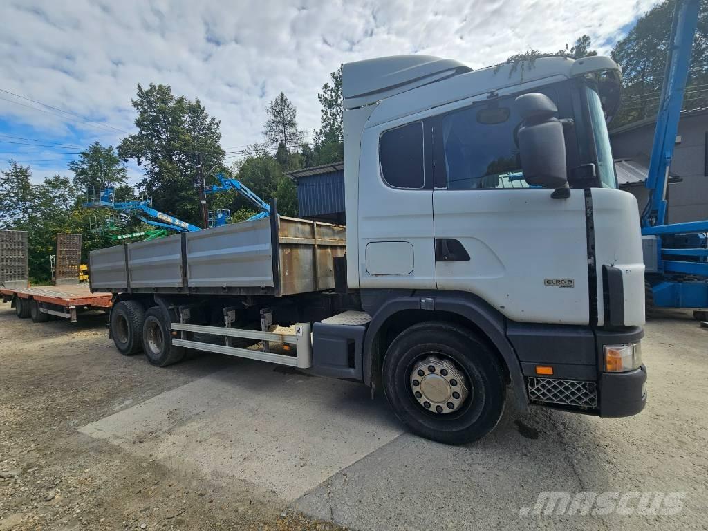 Scania 114 G 380 Platformos/ Pakrovimas iš šono