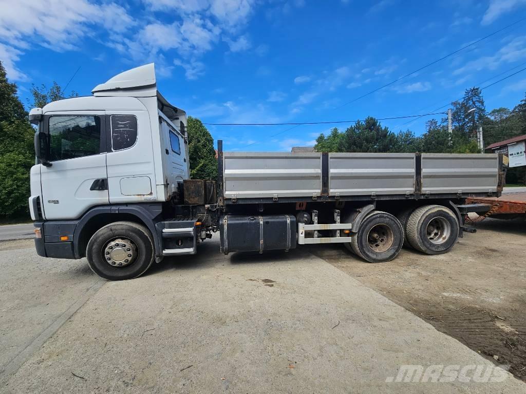 Scania 114 G 380 Platformos/ Pakrovimas iš šono