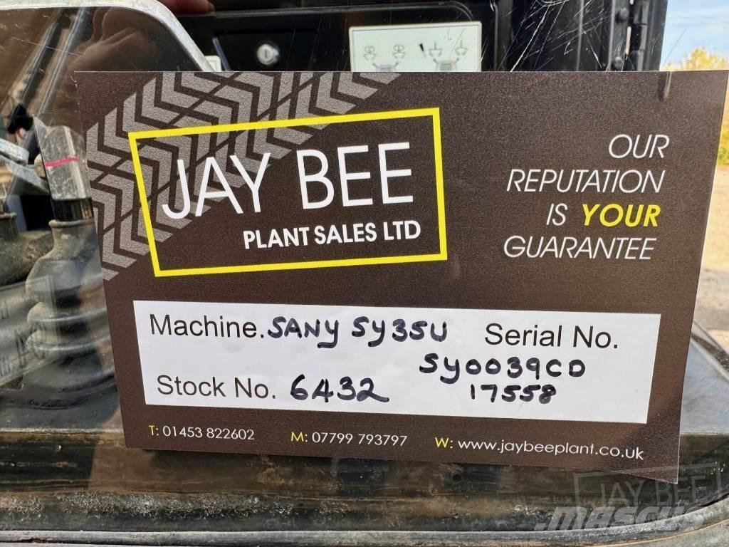 Sany SY 35 U Mini ekskavatoriai < 7 t