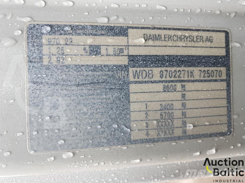 Mercedes-Benz 815 Platformos/ Pakrovimas iš šono