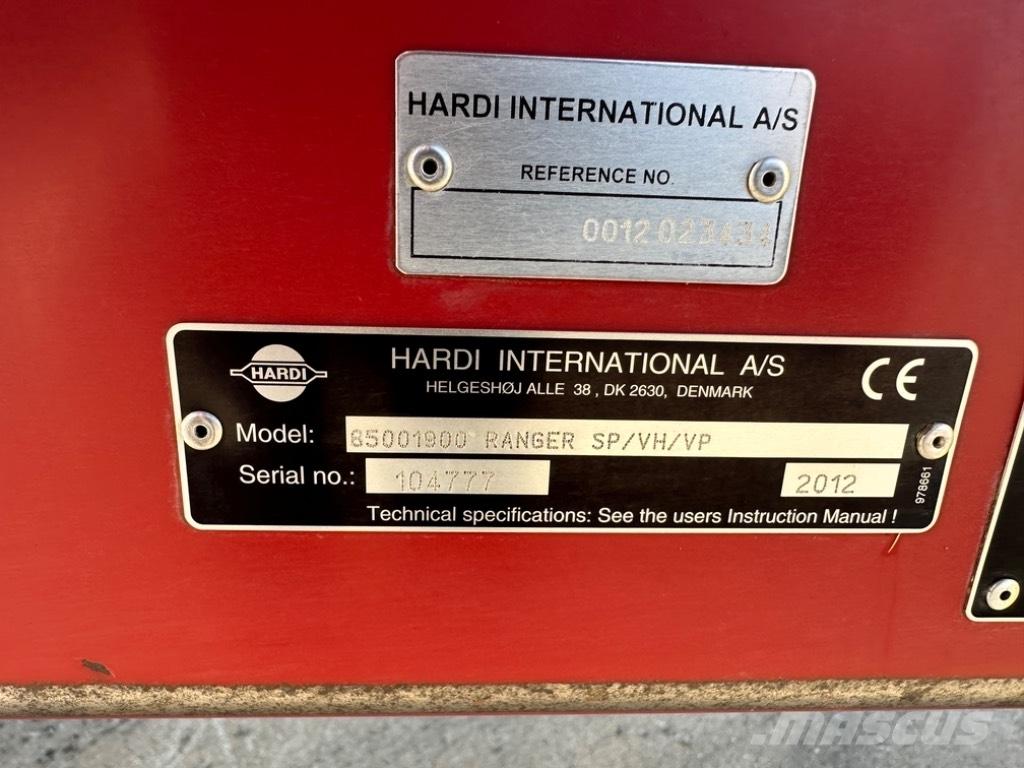 Hardi Ranger 2500 Prikabinami purkštuvai