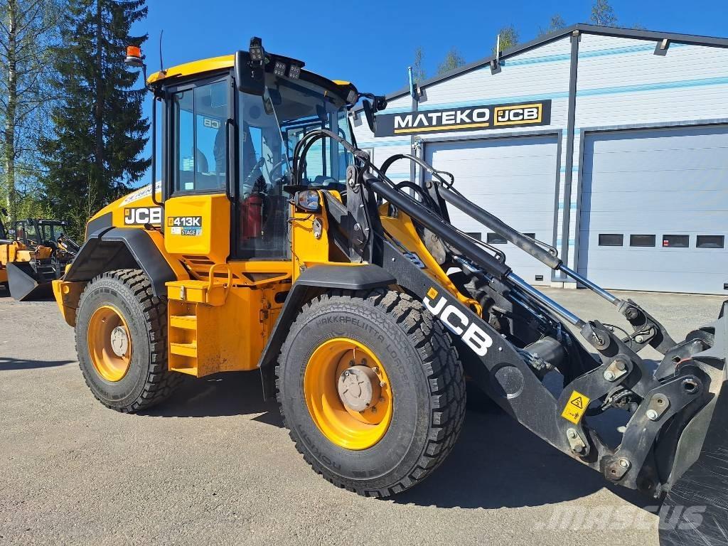 JCB 413 K SV NE Naudoti ratiniai krautuvai