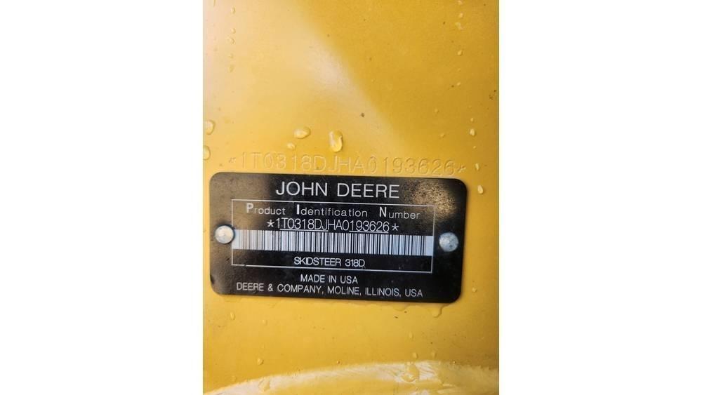 John Deere 318 D Krautuvai su šoniniu pasukimu