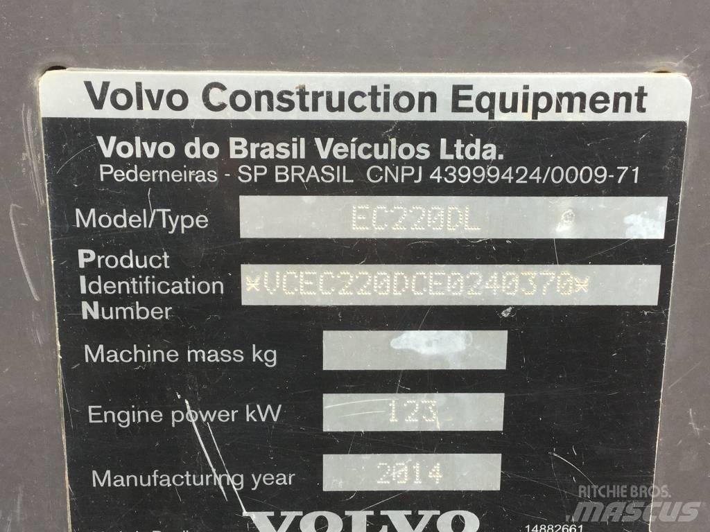 Volvo EC220DL Vikšriniai ekskavatoriai