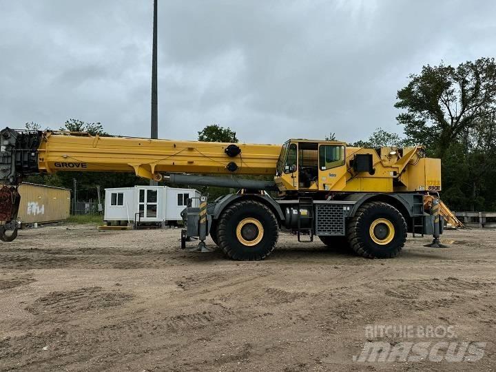 Grove RT 890 E Neapdoroto reljefo kranai