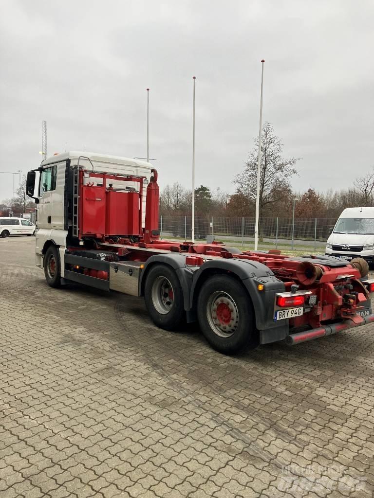 MAN TGX 26.500 6X2 Sunkvežimiai su keliamuoju kabliu