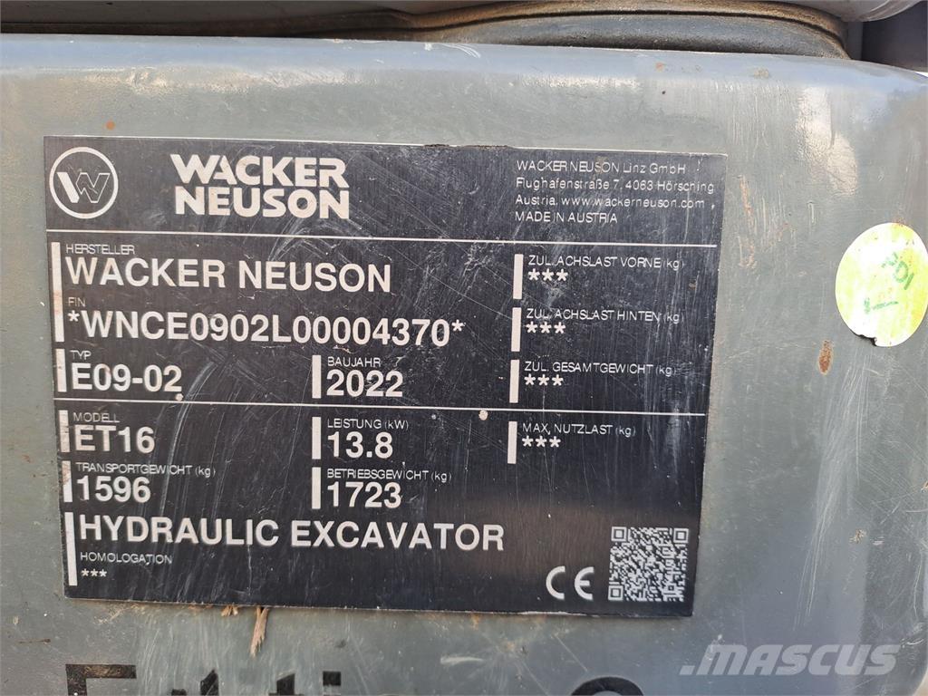 Wacker Neuson ET16 Vikšriniai ekskavatoriai