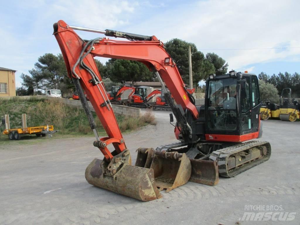 Kubota KX 080-4 Vidutinės galios ekskavatoriai 7-12 t