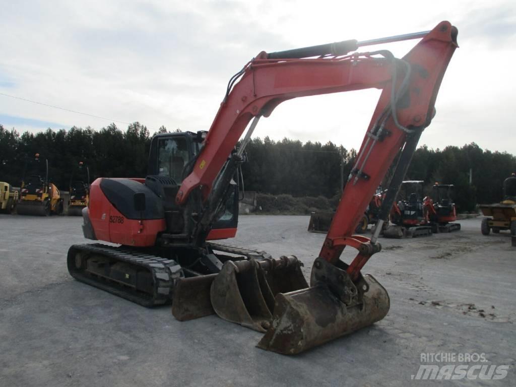 Kubota KX 080-4 Vidutinės galios ekskavatoriai 7-12 t