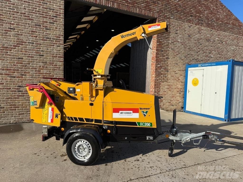 Vermeer BC200 Medienos smulkintuvai