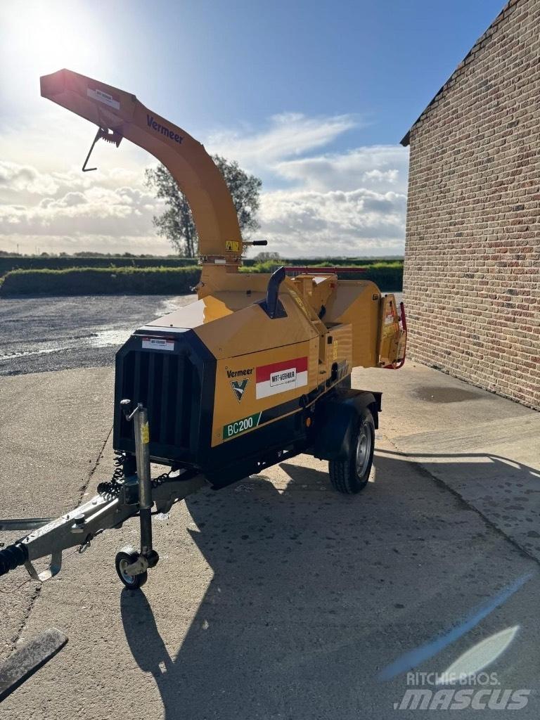 Vermeer BC200 Medienos smulkintuvai