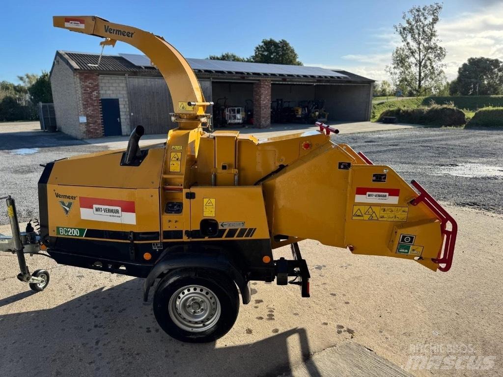 Vermeer BC200 Medienos smulkintuvai