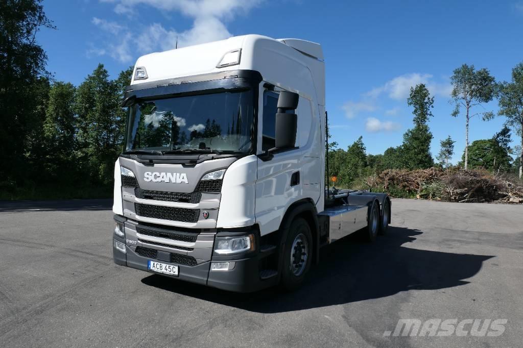 Scania G50B6x2NB Sunkvežimiai su keliamuoju kabliu