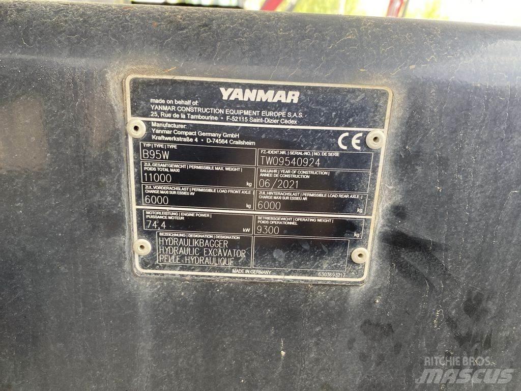 Yanmar B95W Ratiniai ekskavatoriai