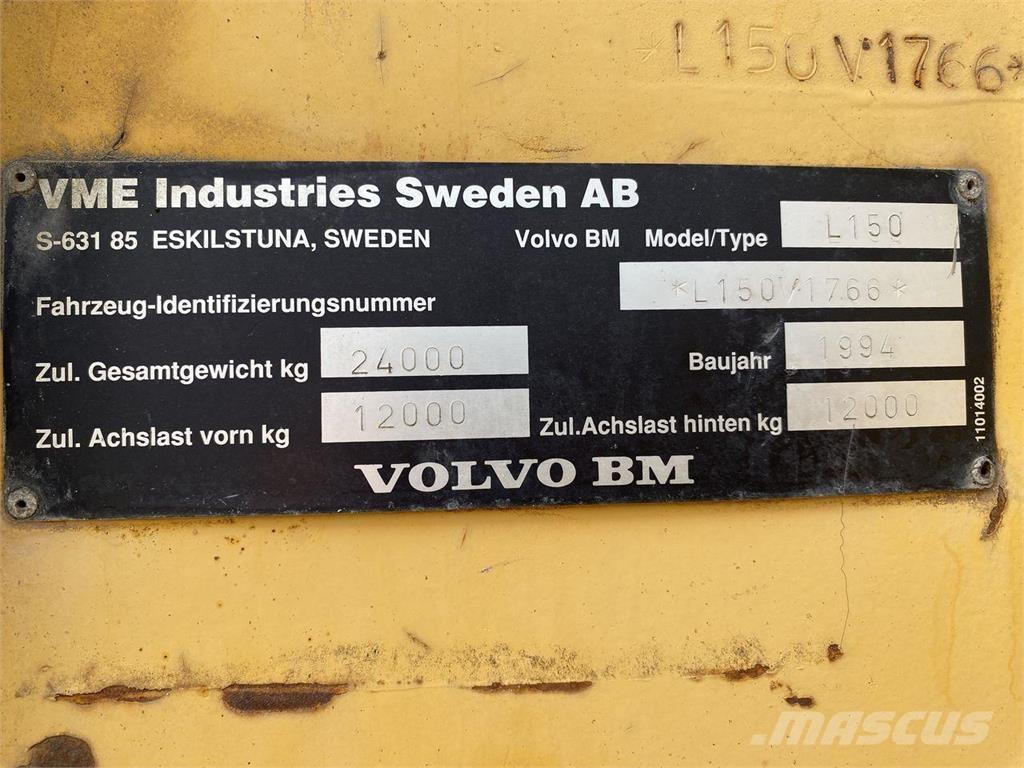 Volvo L150 Naudoti ratiniai krautuvai