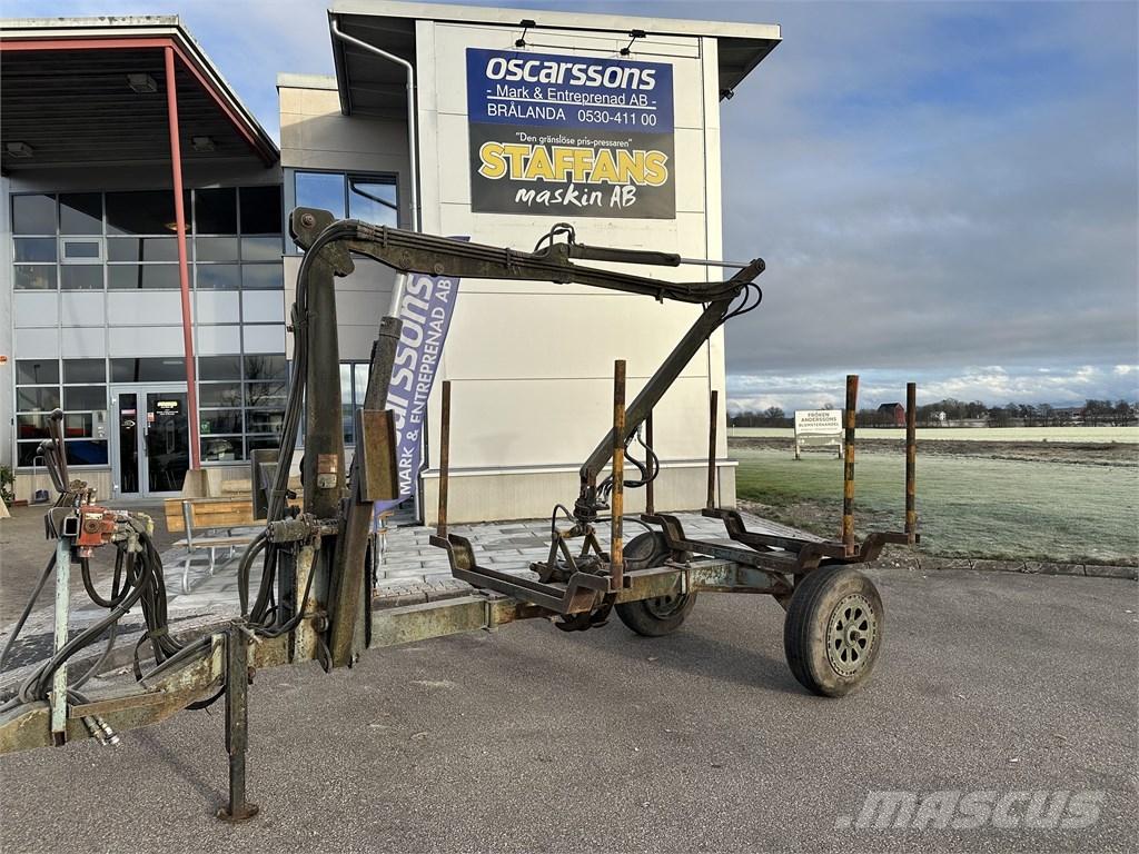  Enkelaxlad Vedkärra Miškovežių priekabos