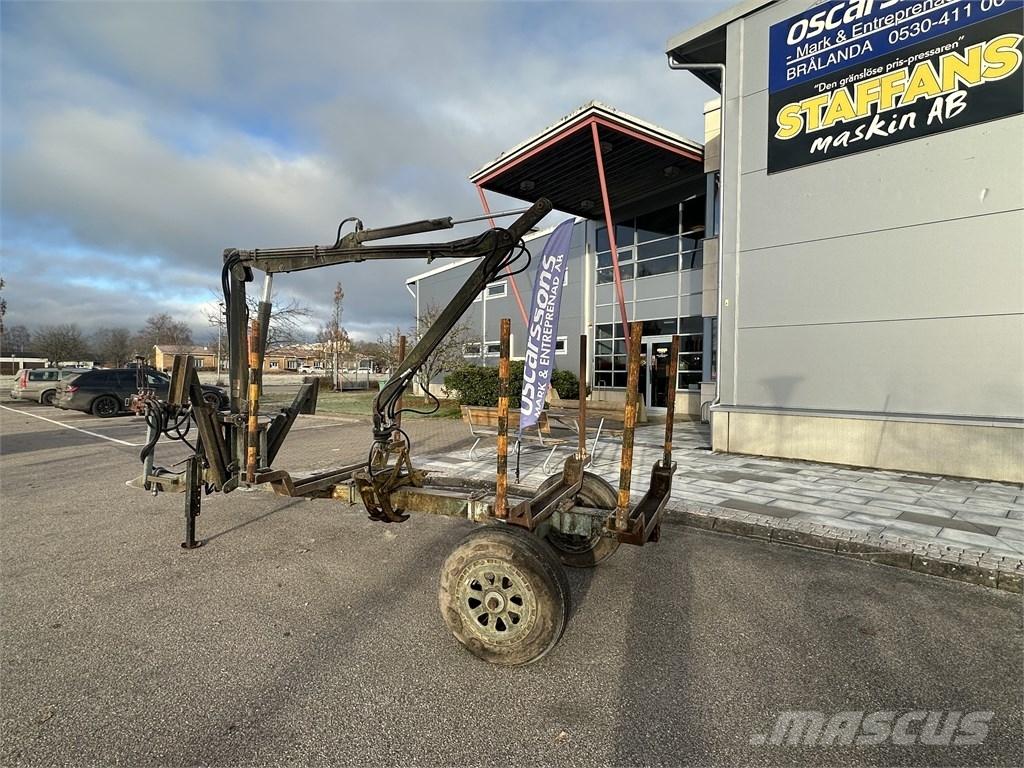  Enkelaxlad Vedkärra Miškovežių priekabos