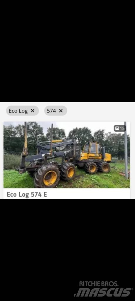 Eco Log 574 e Naudoti miškovežiai (Forvarderiai)
