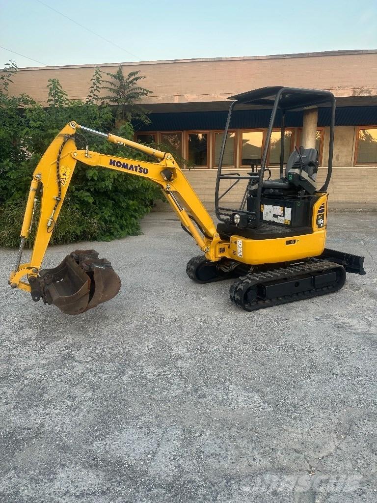 Komatsu PC16R-HS Vikšriniai ekskavatoriai