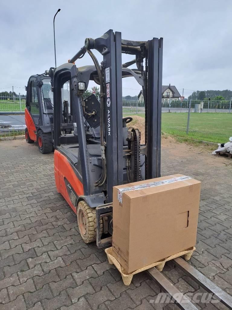 Linde E 16 Elektriniai šakiniai krautuvai