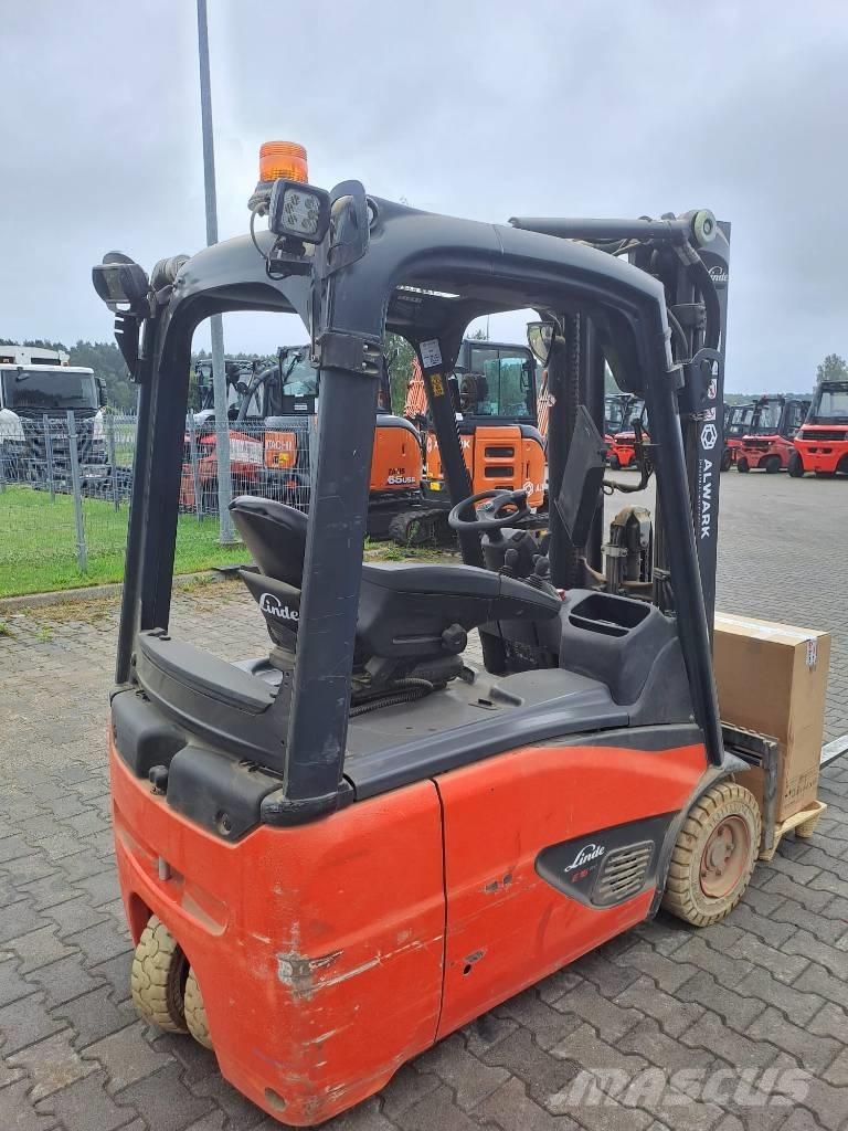 Linde E 16 Elektriniai šakiniai krautuvai