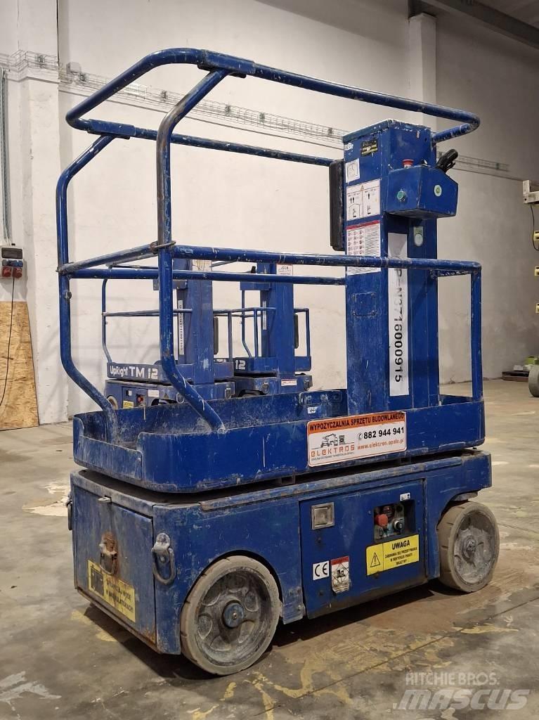 UpRight TM12 Vertikalūs stiebiniai keltuvai