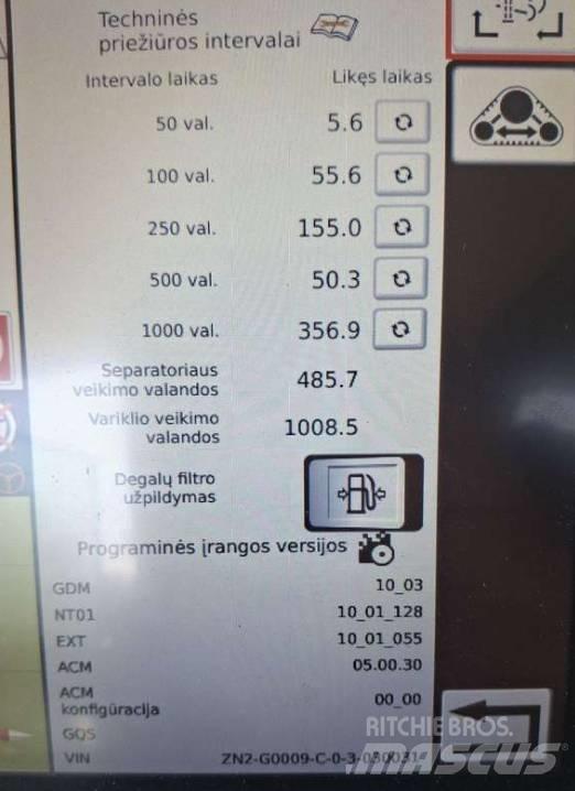 Fendt Ideal 9T Derliaus nuėmimo kombainai
