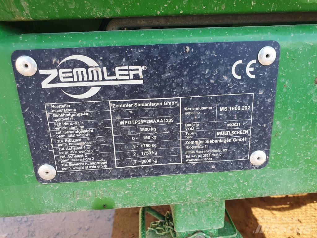 Zemmler MS 1600 Mobilūs sietai