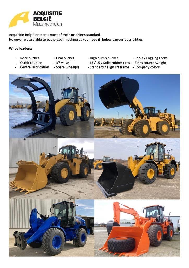 CAT 980 Next Gen Naudoti ratiniai krautuvai