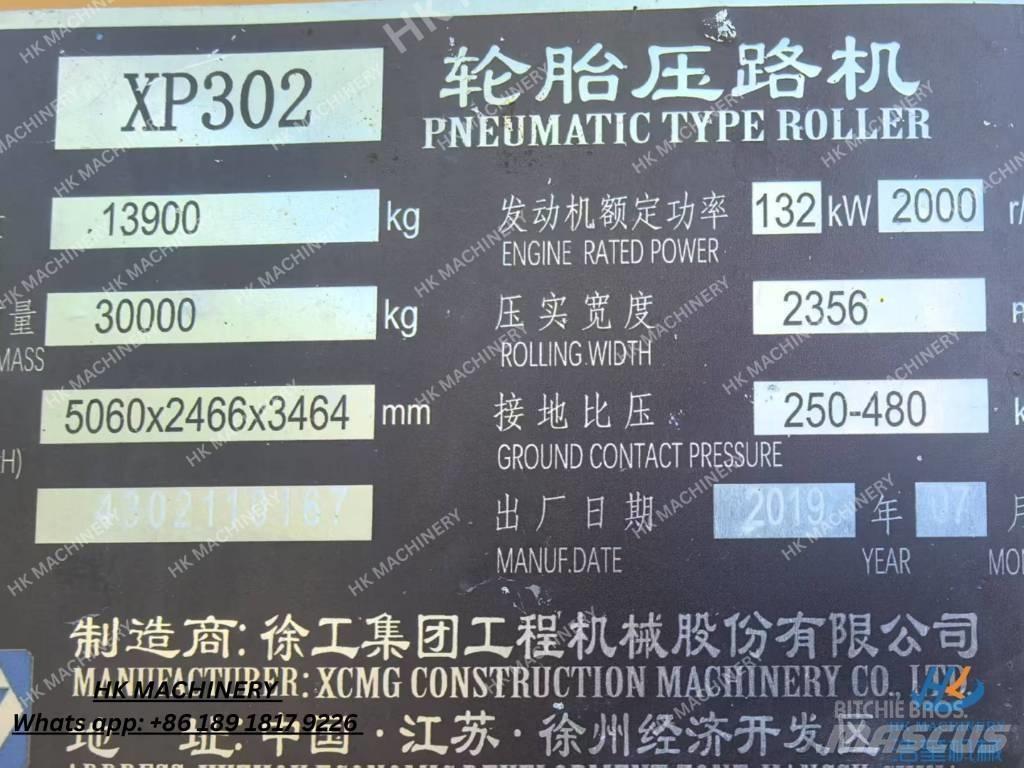 XCMG XP302 Pneumo volai